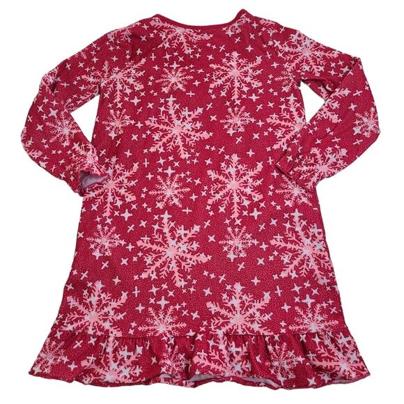 Girls Frozen Pajama set and Santa Snowflake Nightgown Bundle Size S 6 6X - Picture 7 of 12